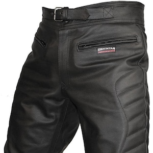 Armadura De Clave Pantalones De Cuero Moto Texpeed Con