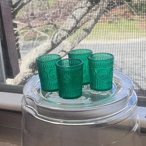 Mini Set of 10 Ornate Glasses/Cups - Dollhouse Accessories/Miniatures