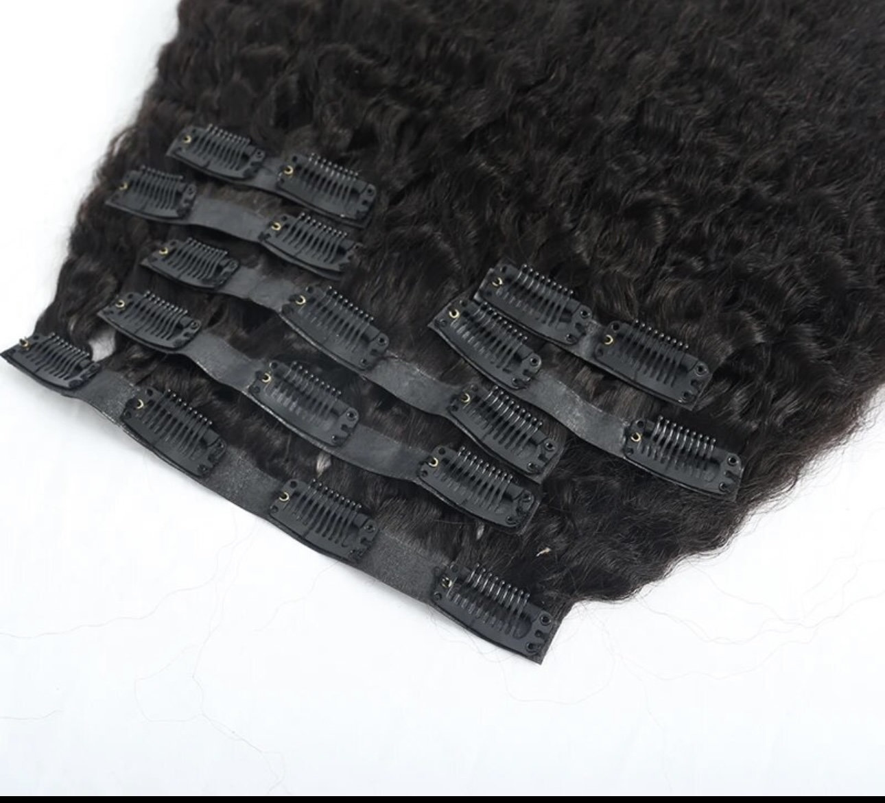 Seamless Clip in Human Hair Extensions - Etsy