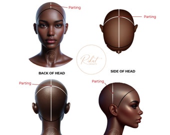 Box Braid Parting Guide - Etsy