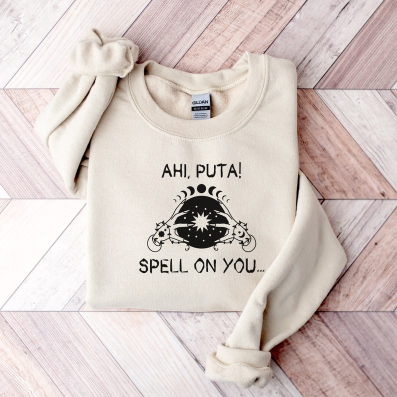 Funny Halloween Bruja Sweater Puta Spell on You Sweatshirt Etsy UK