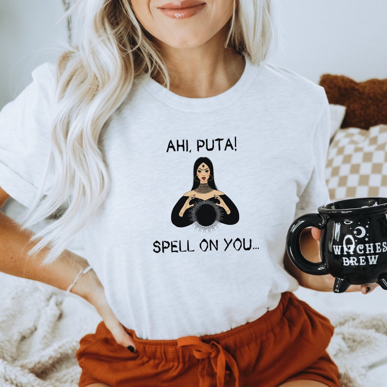 Funny Halloween Bruja Shirt Puta Spell on You Tshirt Etsy