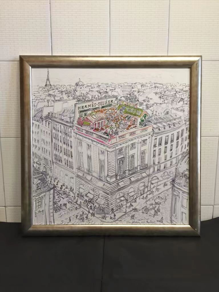 un jardin sur le toit scarf