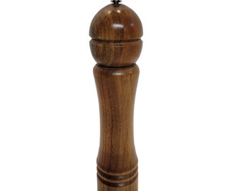 Vintage Mr Dudley 11" Wooden Grinder Pepper Mill Dining Kitchen