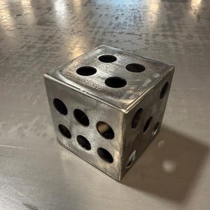 4 in. Dice Cube - CNC-Plasma-Schnitt Datei Schnittfertig DXF