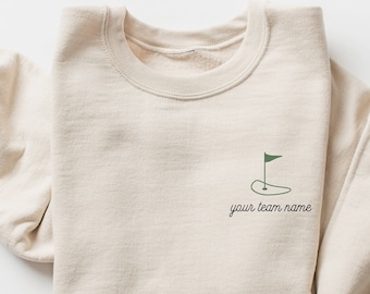 Felpa con cappuccio da golf Felpa con cappuccio da golf Girocollo da golf Regalo carino da golf Magliette da golf Regali da golf per donne Accessori da golf Estetica dei vecchi soldi