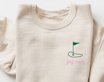Golf moeder Sweatshirt Golf Sweatshirt Golf Crewneck Schattig Golf cadeau Golf Team Shirts Golf cadeaus voor vrouwen Golf accessoires Senior moeder Golf Shirt