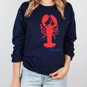 Cape Cod Sweatshirt Lobster Sweatshirt Lobster Shirt Lobster Sweater Lobster Tshirt Nautical Sweater Oceancore Shirt Oceancore Sweatshirt