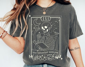 Camiseta BCBA de Halloween, colores cómodos, camiseta de analista de comportamiento, camisetas BCBA, camiseta de terapia ABA, camiseta Future BCBA, sudadera BCBA, camisetas ABA