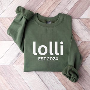 Lolli Sweatshirt Lolly Sweatshirt Lolli Shirt Gift For Lolli Lolly Shirt Lollie Shirt Lollie Sweatshirt Lolli Crewneck Lolli Gifts