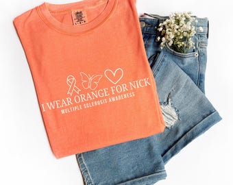 Multiple sclerose shirt Multiple sclerose bewustzijn MS Awareness shirt MS Support shirt MS T-shirt multiple sclerose shirts MS Walk shirt