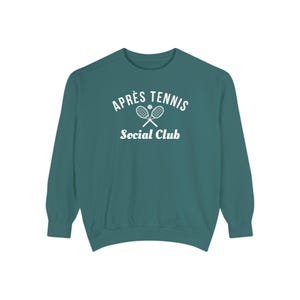 Moletom Apres Tennis para mulheres Moletom Tennis Club Apres Tennis Club Camisa de tênis Suéter de tênis Pulôver de tênis Pulli de tênis