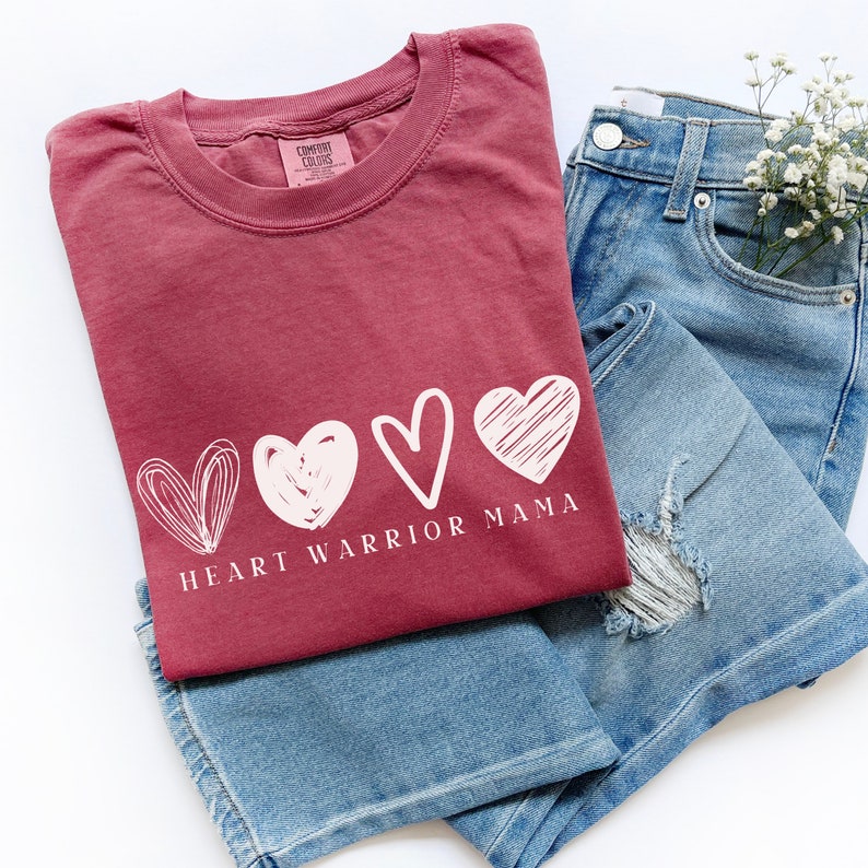 Heart Warrior Mama Sweatshirt Heart Warrior Mom Sweatshirt Heart Mom ...