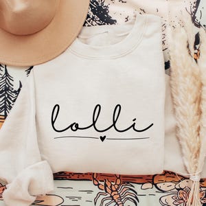 Lolli Sweatshirt Lolly Sweatshirt Lolli Shirt Gift For Lolli Lolly Shirt Lollie Shirt Lollie Sweatshirt Lolli Crewneck Lolli Gifts