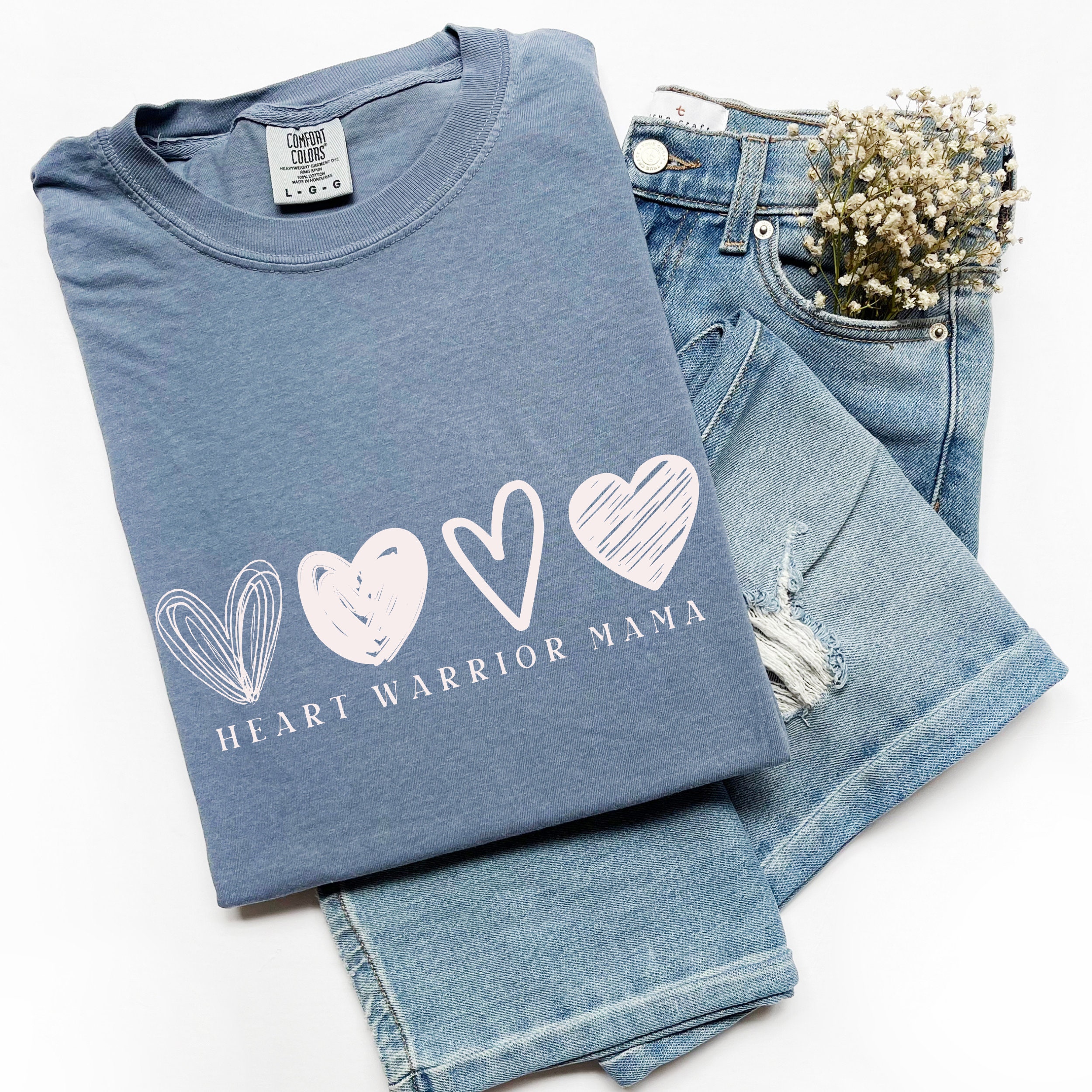 Heart Warrior Mama Sweatshirt Heart Warrior Mom Sweatshirt Heart Mom ...