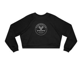 Western Racquet Club Women's Cropped Fleece Pullover