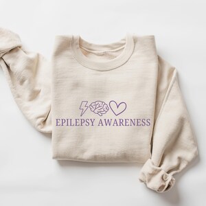 Epilepsy Sweatshirt Epilepsy Awareness Sweatshirt Epilepsy Warrior Sweatshirt Epilepsy Shirt Epilepsy TShirt Its More Than Epilepsy