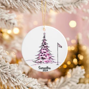 Golf Ornament Golfball Ornament Golfwagen Ornament Golfclub Ornament Golfspieler Ornament Weihnachtsschmuck Golf-Geschenk Golf-Team-Geschenk