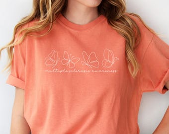 Multiple sclerose shirt Multiple sclerose bewustzijn MS Awareness shirt MS Support shirt MS T-shirt multiple sclerose shirts MS Walk shirt