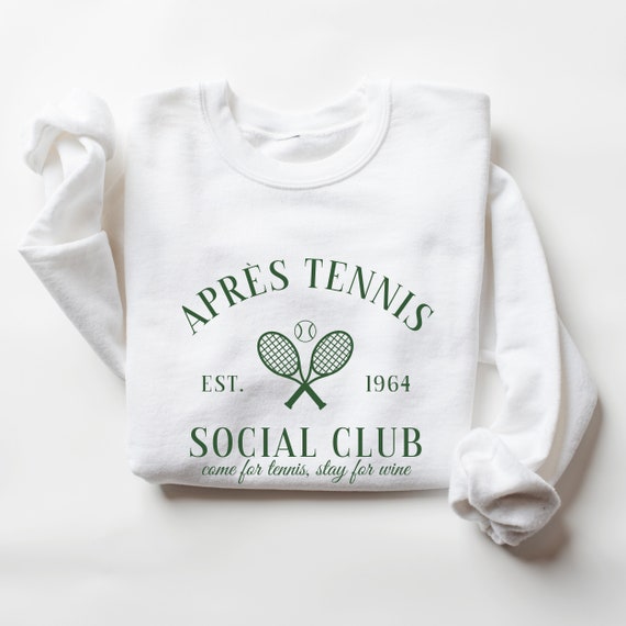 Pull tennis MAS SANA Sport vintage camiseta chandail shirt oldschool S