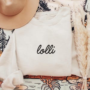 Lolli Sweatshirt Lolly Sweatshirt Lolli Shirt Gift For Lolli Lolly Shirt Lollie Shirt Lollie Sweatshirt Lolli Crewneck Lolli Gifts
