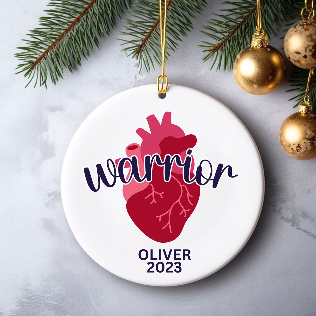 Heart Warrior Baby Bodysuits - CHD Surgery Outfits With Personalization Option