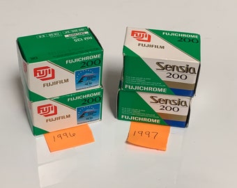 Unexposed Expired! Fujichrome Sensia 200 iso - 35mm-36 exp.