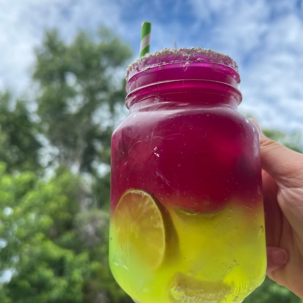 Butterfly Pea Tea Lemonade Gel Candle