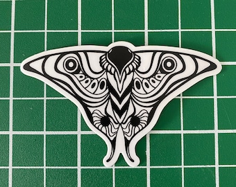 Pegatina de vinilo impermeable inspirada en el videojuego Ellie's Moth