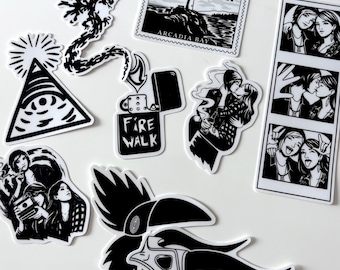 Paquete de pegatinas de vinilo impermeables del videojuego independiente Life is Strange (9 unidades)