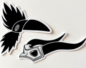 Máscaras de tempestad de Chloe y Rachel antes de la tormenta: Paquete de pegatinas de vinilo impermeables de Life is Strange (2 unidades)