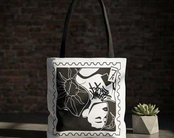 Bolsa de lona con sello inspirado en Ariana "Thank u Next"