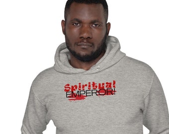 Spiritual Emperor Hoodie, Men Urban Fall Hoodie, Sweatshirt and Hoodies for Men