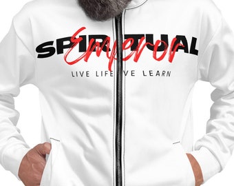 Spiritual Emperor Bomber Jacket, Men Bomber Jacket, Men Fashion