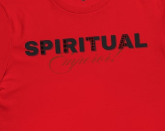 Plaided Spiritual Emperor T-shirt, Men Tees, Gift for Men