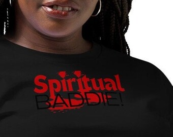 Spiritual Baddie Cropped Top, Cropped Tee, Y2K Tee, Women Tee, Cropped Top T-Shirt