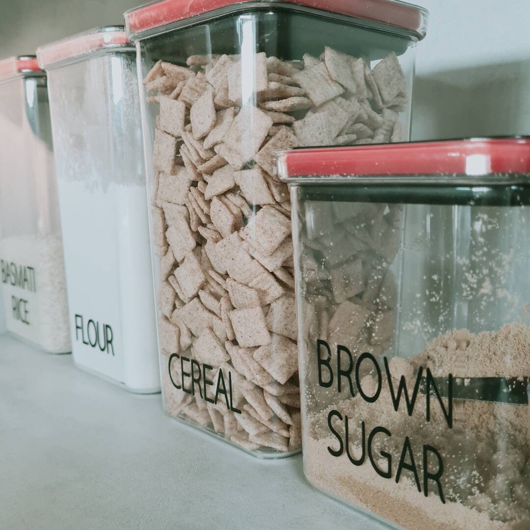 Pantry Jar Labels Food Storage Labels Food Container Labels - Etsy