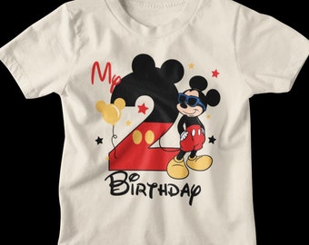 Disney Mickey Mouse 2nd Birthday Boy Shirt