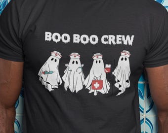 Boo Boo Crew Halloween Shirt | Funny Nurse Ghost Medical Costume Tee