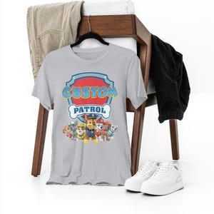 Custom Family Patrol Shirt, Personalized Patrol Birthday Tee, Mom Patrol Shirt, Dad Patrol Shirt, Family Matching Birthday Shirts