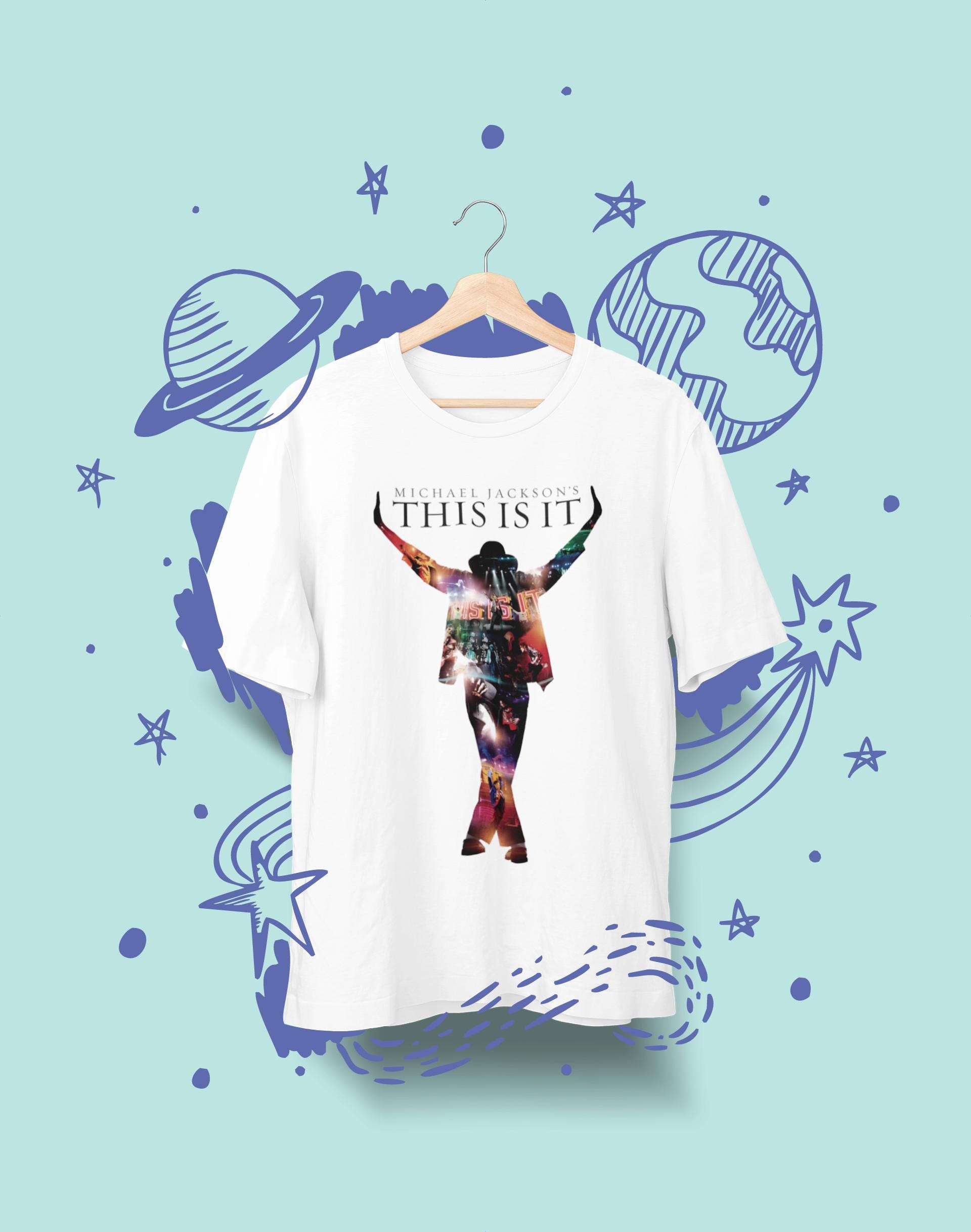 Michael Jackson 'this is It' Movie T-shirt: Retro MJ Fan Tee - Etsy