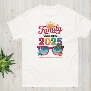Family Vacation 2025 Memories Travel Tee for Trips Custom Family Shirt,Family Matching Tees,Summer Vacation T-shirts
