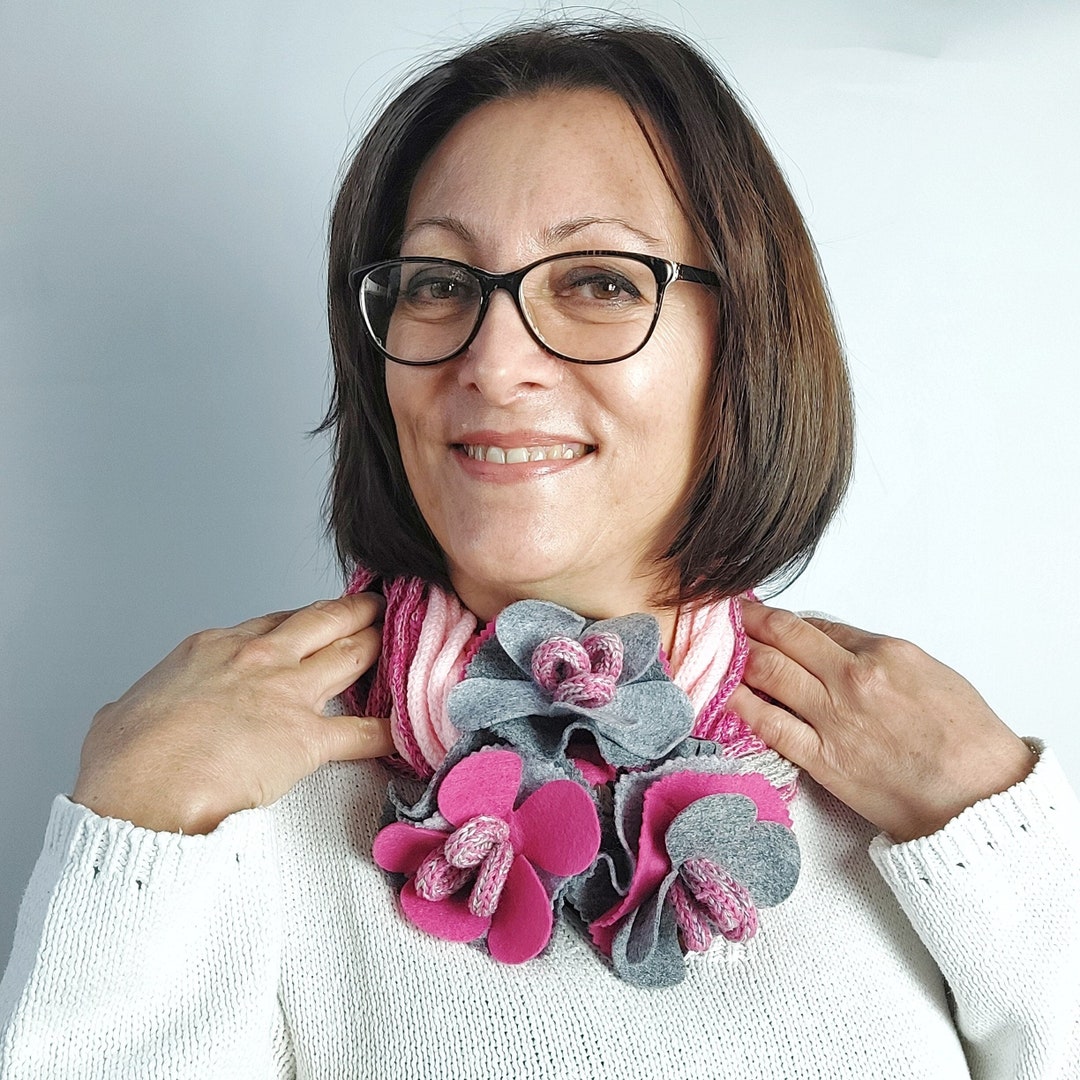 Neck Warmer Wool Neck Warmer Jewel Neck Warmer Scarf Scarf Etsy