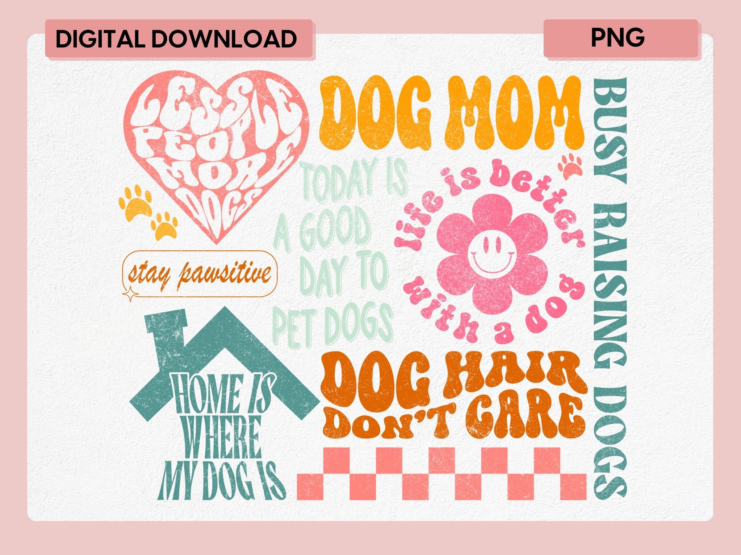 Dog Mom PNG Retro Dog Mom PNG Dog Sublimation Dog PNG Dog - Etsy