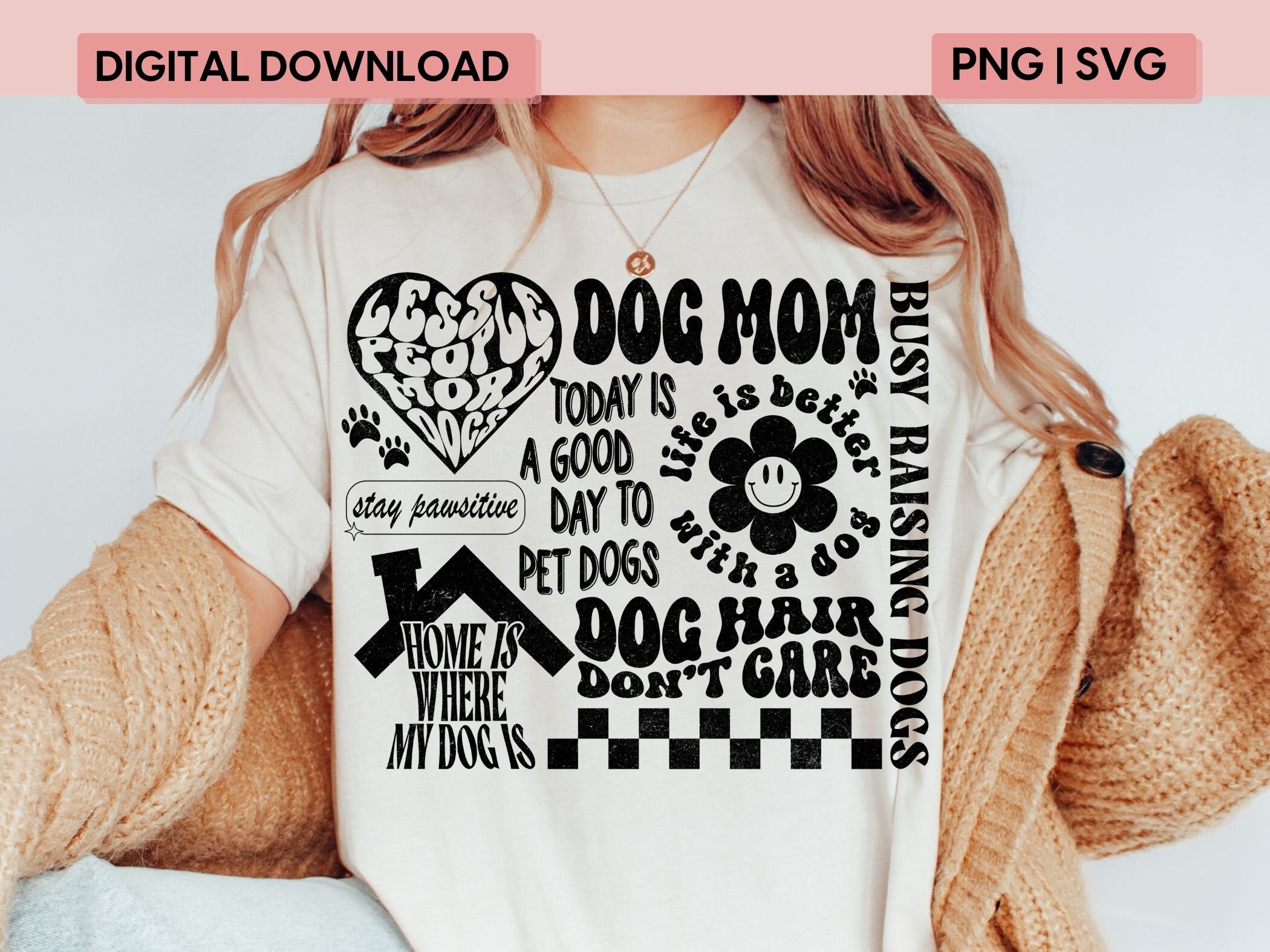 Dog Mom PNG Retro Dog Mom PNG Dog Sublimation Dog PNG Dog - Etsy