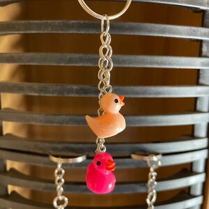 Mini Duck Charms or Key Chains, 2 Ducks per Keychain, Cruisin Ducks - Etsy