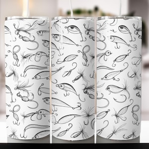 Bass Fish Tumbler Sublimation Design: Fisherman Quote, Lake Life (PNG Digital Download)