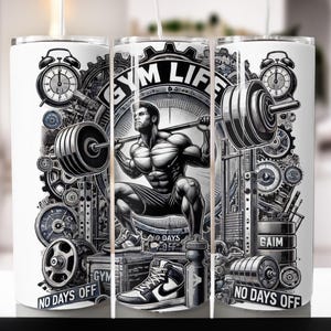 Fitness Tumbler Wrap Design, Gym Life PNG File, Digital Gym Life Fitness Fashion Guy 20Oz Tumbler Wrap,20Oz Gym Motivational Tumbler For Guy