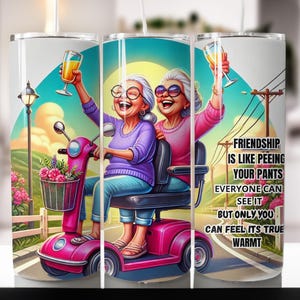 Freunde Tumbler Wrap Lustige Freundschaft Tumbler Wrap 20 Unzen Skinny Sublimation Nahtlose Design Digital Download-Datei