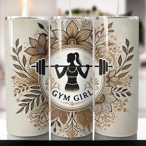 Fitness Girl Tumbler Wrap Design, Gym Life PNG File, Digital Gym Life Fitness Fashion Guy 20Oz Tumbler Wrap, 20Oz Gym Motivational Tumbler